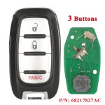2017-2021 Chrysler Pacifica / Voyager / 3-Button Smart Key / No KeySense / PN: 68217827AC / M3N-97395900 (AFTERMARKET)